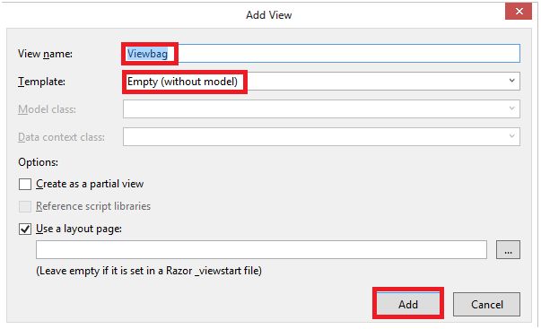 Click on to Add button
